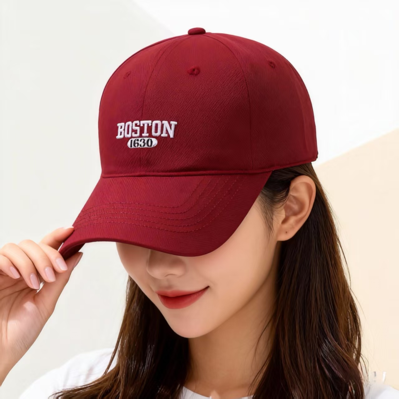 鸭舌帽深顶硬顶女大头围显脸小户外遮阳防晒显白不勒头棒球帽子男