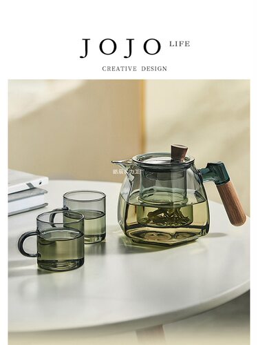 JOJO'S L. PD·Arris·茶具茶壶玻璃家用创意耐高温过滤壶 | 棱之