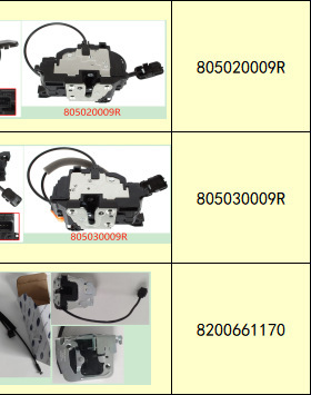 闭锁器805020009R 805030009R 8200661170