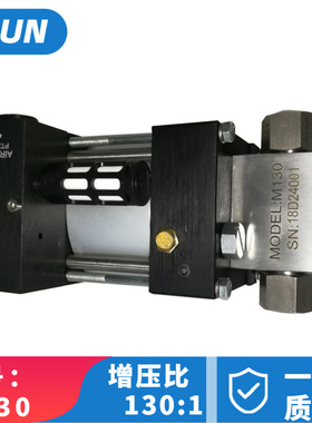 气液增压泵100MPA130倍迷你高压气动液压测试泵气驱水测试泵