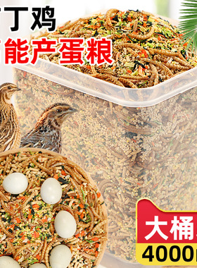 芦丁鸡饲料鹌鹑下蛋产蛋期专用粮食饲料芦丁鸡小鸡通用鸟食料1