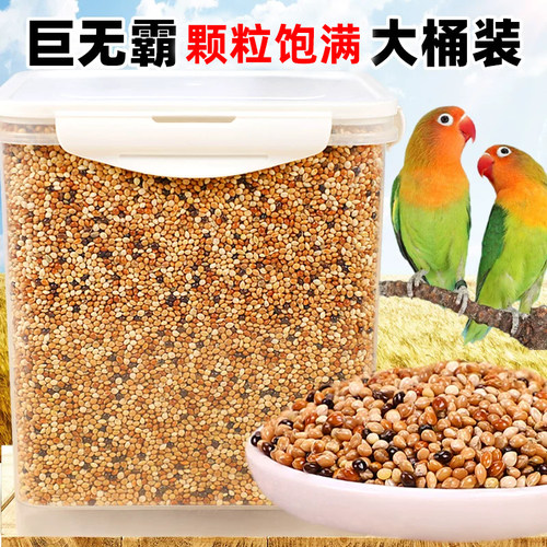 冠之亚五色黍子带壳鹦鹉鸟粮