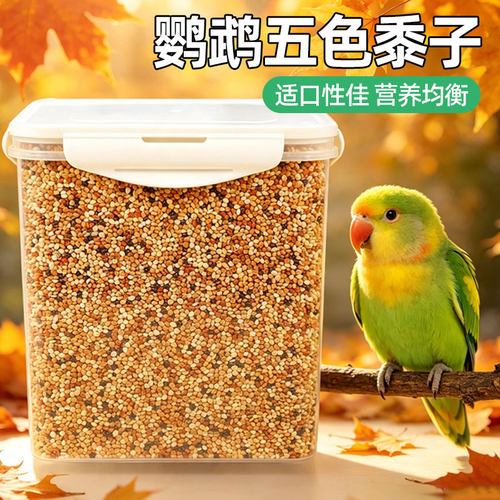 冠之亚带壳黄谷子混合鸟粮通用