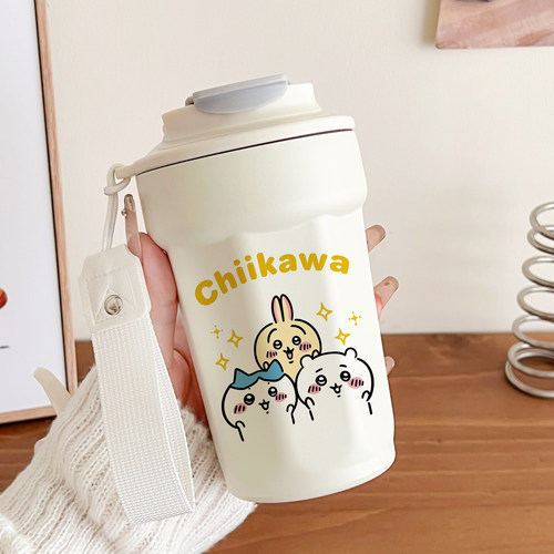 chiikawa周边水杯乌萨奇吉伊卡哇小八不锈钢保温杯子实用生日礼物