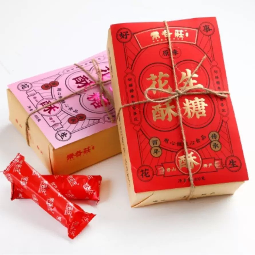 常各庄老式无蔗糖花生酥糖图片