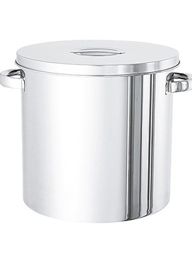 带盖不锈钢桶 带把手 4-100L NITTO KINZOKU 61-0743 4-5625