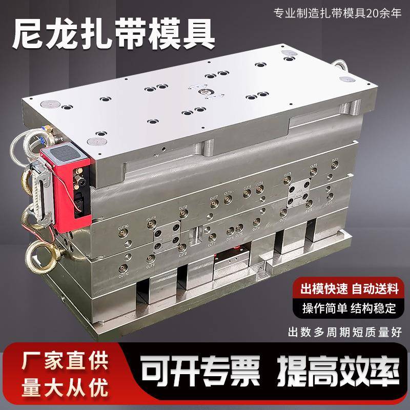 博锐厂家扎带模具专业生产各种规格扎带模具热流道尼龙扎带模具