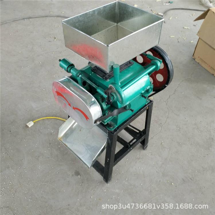 电动对辊式花生破碎机拉丝双辊小型破碎设备