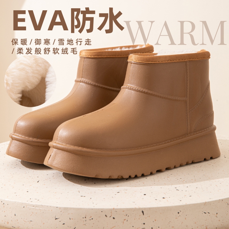2025新款加绒防水短筒雪地靴女款