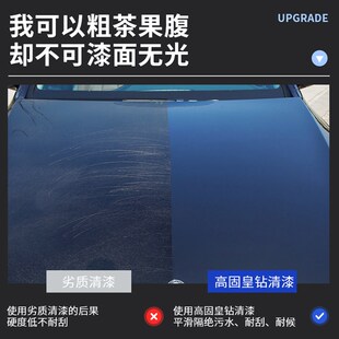 施立盾高浓清漆套装固化剂稀料汽车漆面透明罩光漆高硬度光油喷漆
