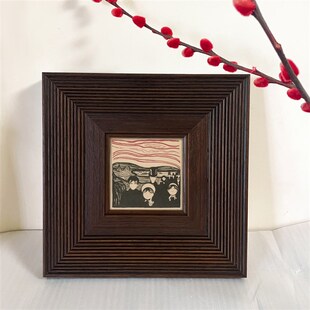 【有木】侘寂风实木画框中古风高级感相框空框挂墙拼图相框