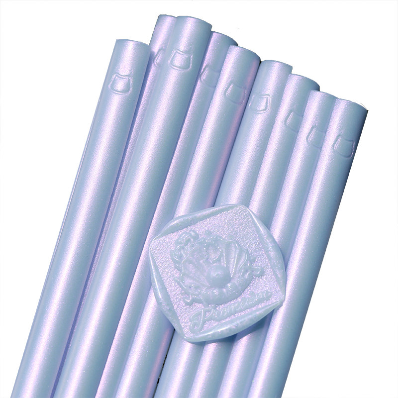 极光色火漆蜡条三分之一火漆印章蜡棒1/3 珠光色信封封口火漆蜡棒