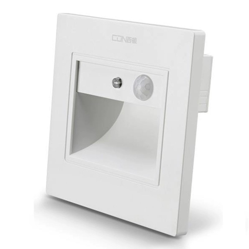 西顿地脚灯11011LED人体感应小夜灯86型过道墙角楼梯踏步CEQ11019