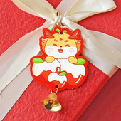 2024萌龙乐园春节创意小挂卡福字发财树吊卡过年客厅卧室布置装 饰