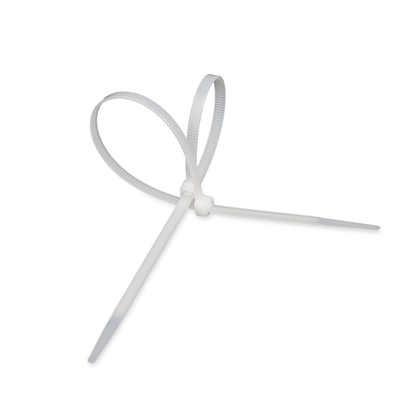 优质新料环保加粗加韧白/黑色塑料尼龙扎带5X200mm型号足数500条