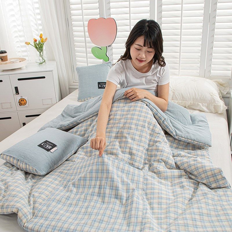 汽车抱枕被子两用口袋式车用纯棉车载折叠午睡枕头毯子二合一靠枕,居家布艺,抱枕被,淘宝优惠券,粉丝福利购,淘宝优惠卷