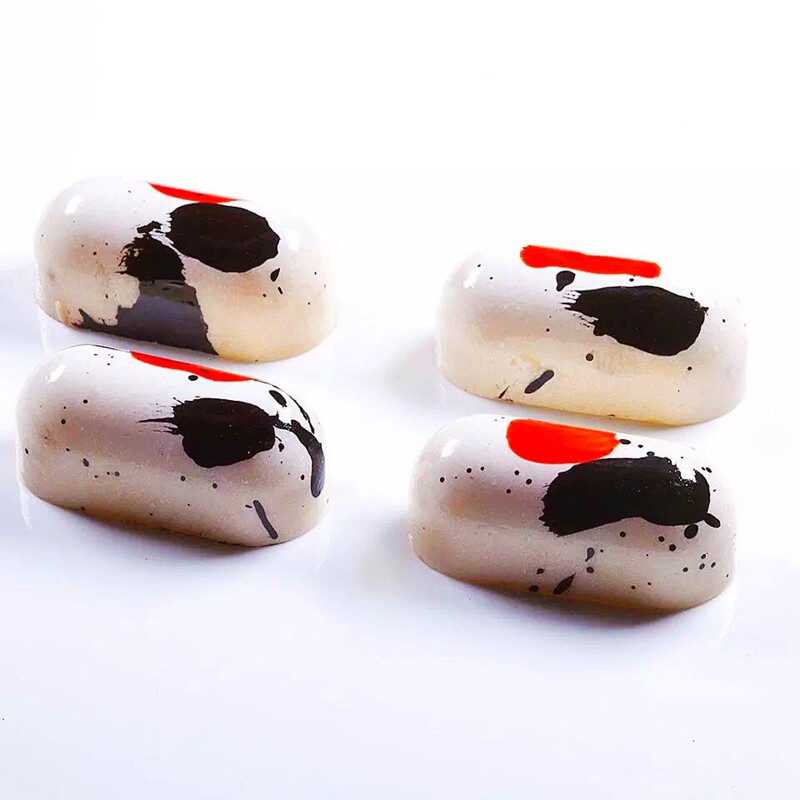 tangba堂巴 Antonio32连小药丸巧克力模具 加宽大板 PC材质QL1465