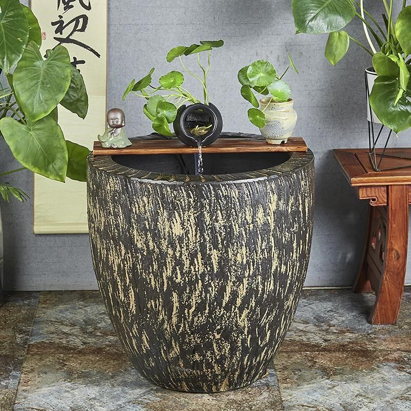 景德镇流水摆件养荷花睡莲盆水缸陶瓷鱼缸养花过滤器客厅造景,宠物/宠物食品及用品,底柜/落地缸,淘宝优惠券,粉丝福利购,淘宝优惠卷