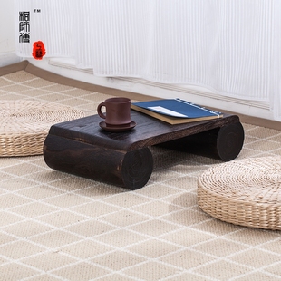 包邮烧桐木小矮凳 小板凳 原木炕凳木小凳子成人创意实木小方凳