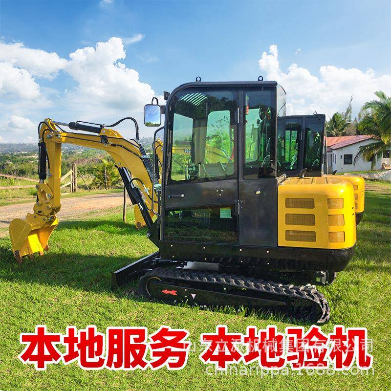 小型挖掘机农用迷你小挖机微型家用挖土机0微挖挖地果园大棚开荒