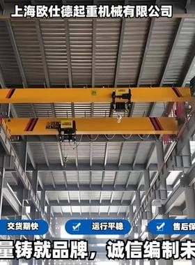 上海5吨欧式单梁行车LDC型变频控制t6米行吊车间10t悬挂航车