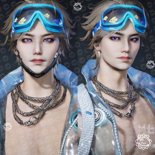 手游端游丨七日世界捏脸数据丨七日世界捏脸男欧美帅哥国服国际服