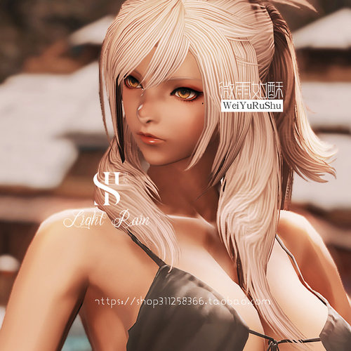 【福利价】ff14捏脸数据脸型兔 兔娘维埃拉族 性感兔女捏脸