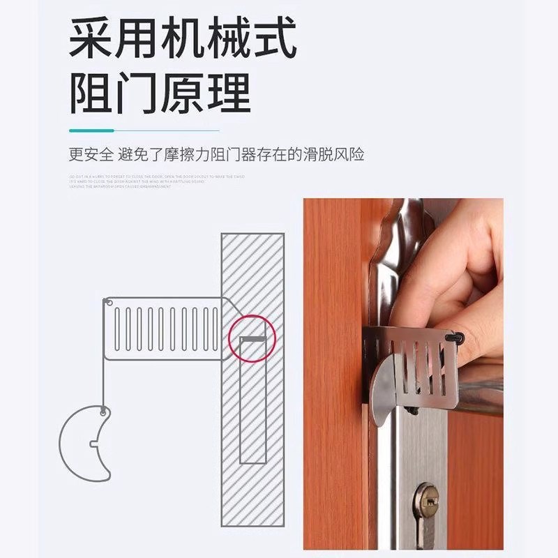 速发阻门器生防身顶门器防盗抵门反锁家用酒店堵门安全门档独居神