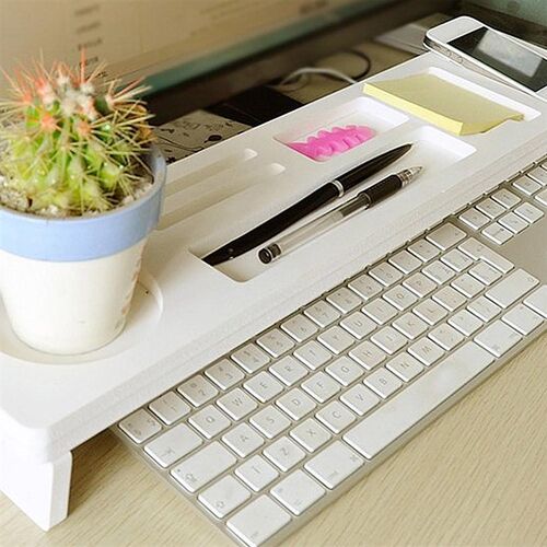 速发Desk Srage Sholf Offe Ph Keybed Pe Sraga Re De