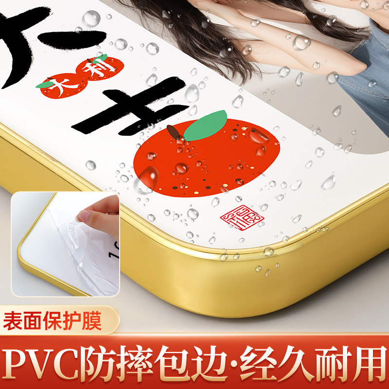 照片相框摆台加打印冲洗相片制作情侣儿童水晶画框祝福摆件