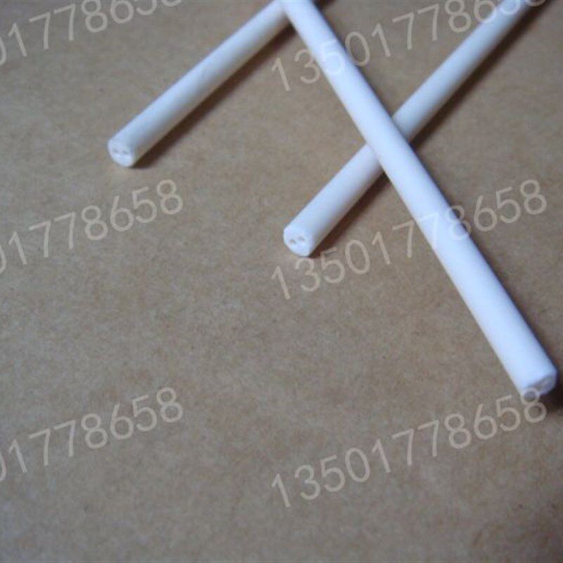 速发双孔刚玉管热电偶保护管电化铝瓷管耐温管瓷管热氧偶内芯*180