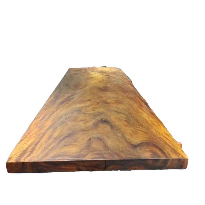 速发北京南桌胡桃木大实办公桌书电脑桌巴花板木大板茶美原木餐桌