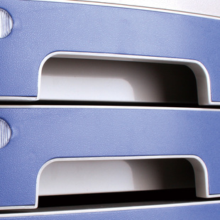 速发富A26柜5强带锁桌面文件柜5层资料0收纳柜抽屉式桌上文件柜塑