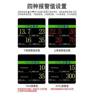 速发AS800燃硫合一气体检测仪可A气氧气一氧化碳四化氢浓度检