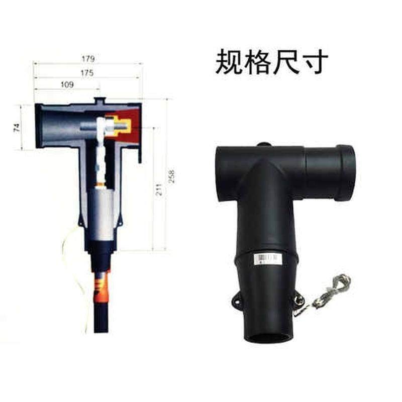 速发电缆插拔头欧A12KV60式肘型可触摸头接后5kv前接头t型插拔头