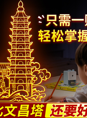 速发文昌塔九层层三十金属贴纯铜文昌笔身书桌随扣挂件
