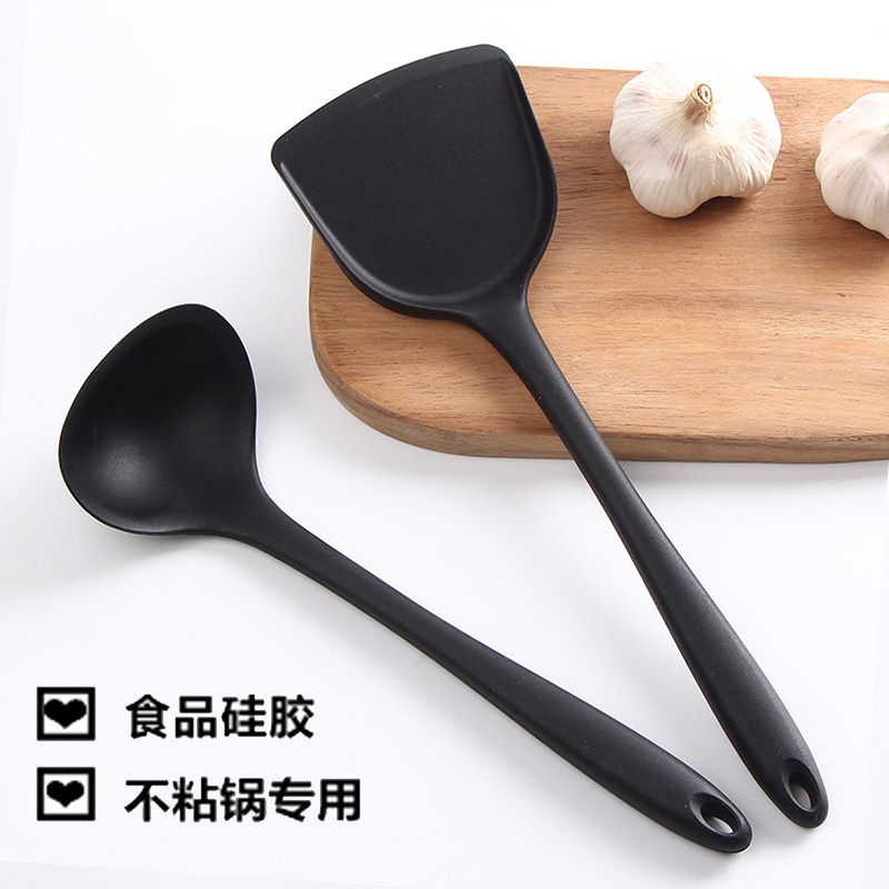 胶勺铲子 家用厨具辅食婴儿小巧炒菜蛙硅胶小宝宝全套乳胶厨房锅