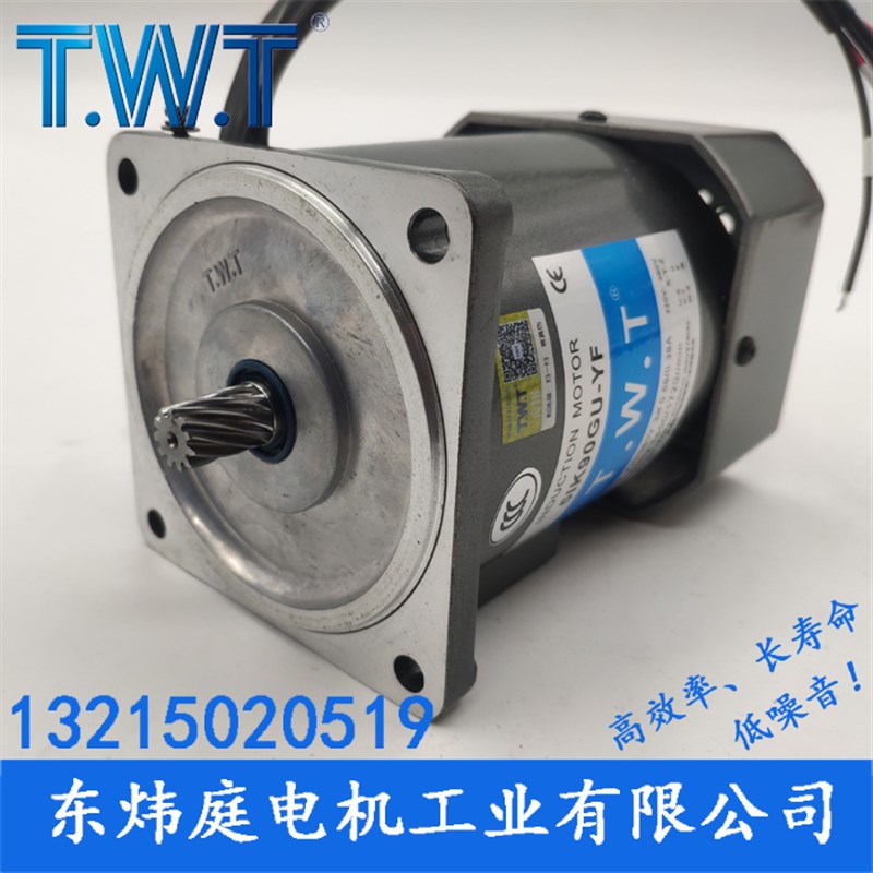 好货TWT电机 90W三相电机5IK90GN-YF  5IK90GN-SF 台湾东炜庭电机 - 实物图