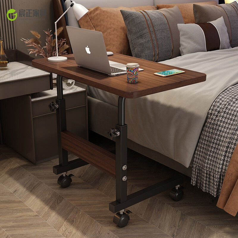 牀边桌可移动小桌子卧室家用学生简约书桌简易升降宿舍懒人电脑桌