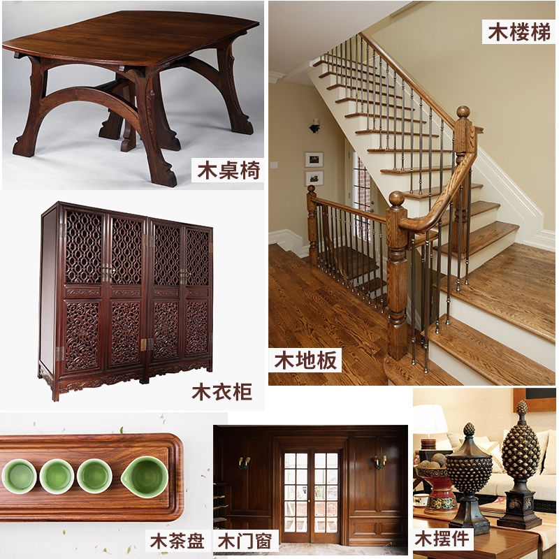 透明清漆地板漆水性木器漆家具漆耐磨环保家具翻新室内木地板面漆