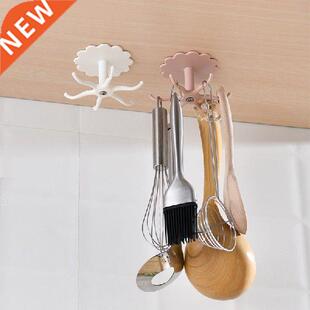 极速1PC Rotatng Hook Bathroom Hook Holder Ktchen Rack Under