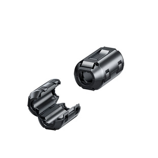 磁环滤波抗干扰卡扣式带磁芯消磁器导航仪音频数据线电磁屏蔽黑环