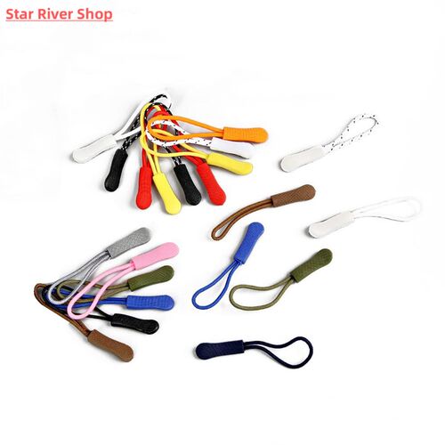 好货10/20pcs Zipper Pull Puller End Fit Rope Tag Replacement