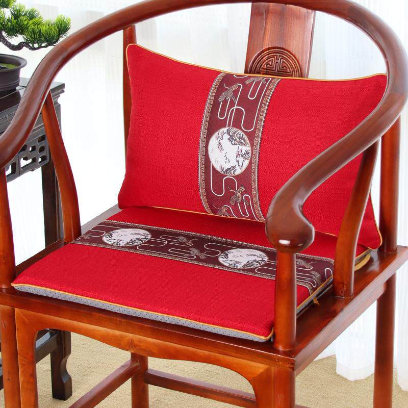 新中式太师椅红木沙发坐垫靠背一体防滑椅子垫官帽椅茶台茶桌椅子,居家布艺,椅垫,淘宝优惠券,粉丝福利购,淘宝优惠卷