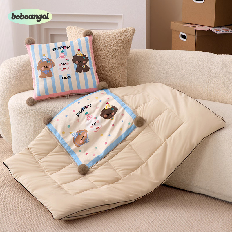 A类母婴沙发抱枕被二合一