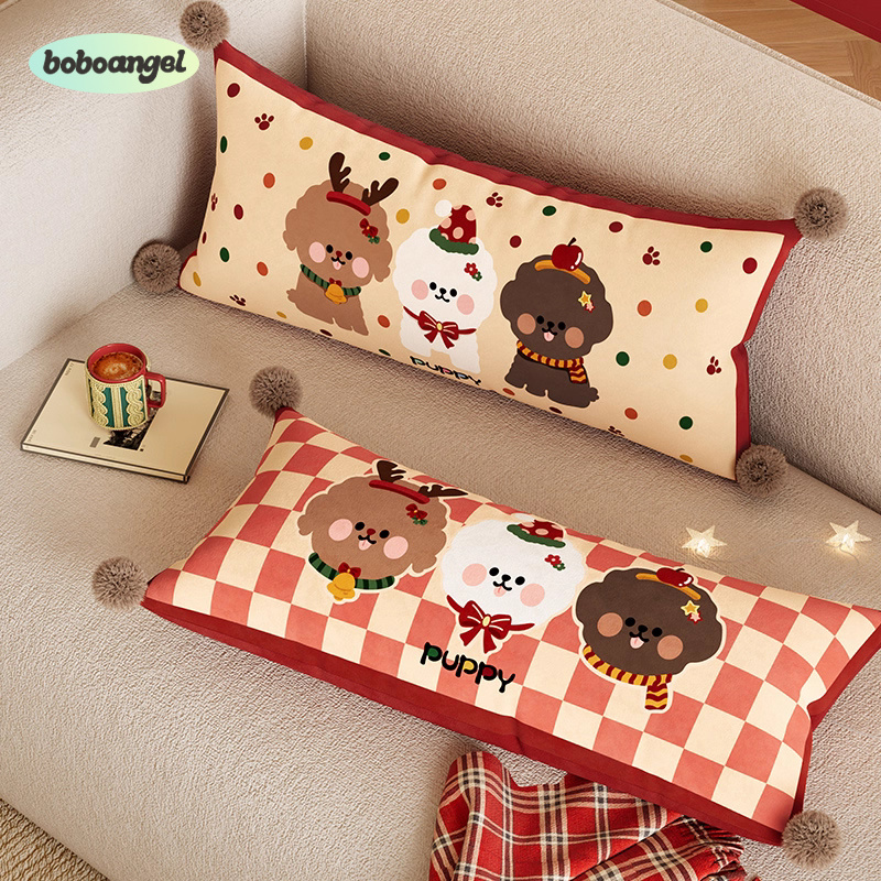 暖冬派对美式复古卡通沙发腰枕