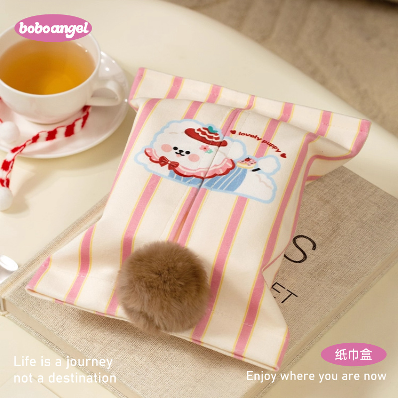 趴趴小布可爱高颜值车载纸巾袋
