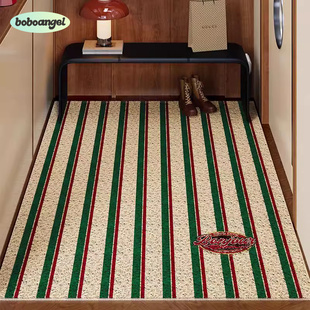 珀斯海岸中古入户地垫丝圈防滑脚垫地毯进门垫复古玄关门口可裁剪