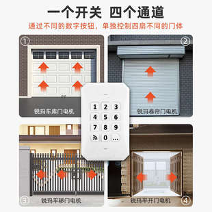 AAVAQ锐玛电机AVANTI 别墅庭院门车库工业门电机无线遥控密码开关