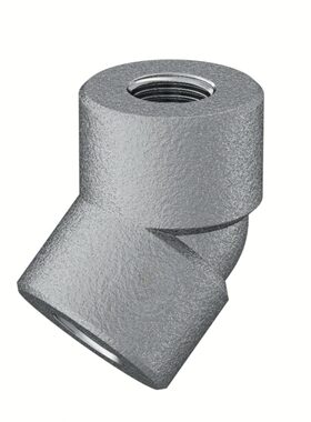 NPT Female 耐压300不锈钢内丝45°弯头 118P122